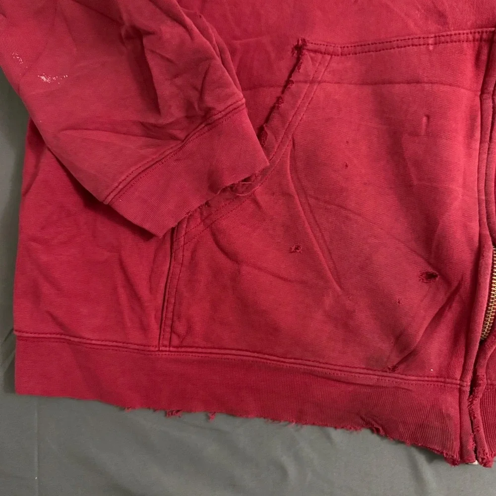 Walt Disney World 50th Anniversary Zip Hoodie Sweatshirt Adult 3XL RARE Red